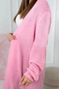 Sweater long cardigan light pink