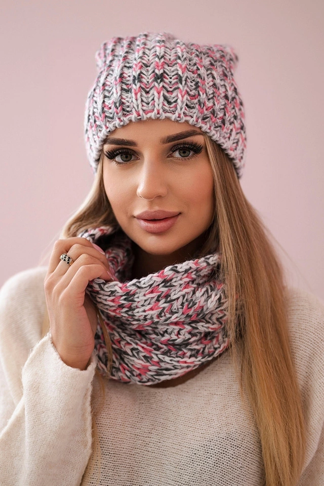 Damenset Flawia K269 hellrosa+graphit