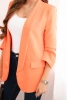 Damenjacke ohne Verschluss mit Futter S/M orange