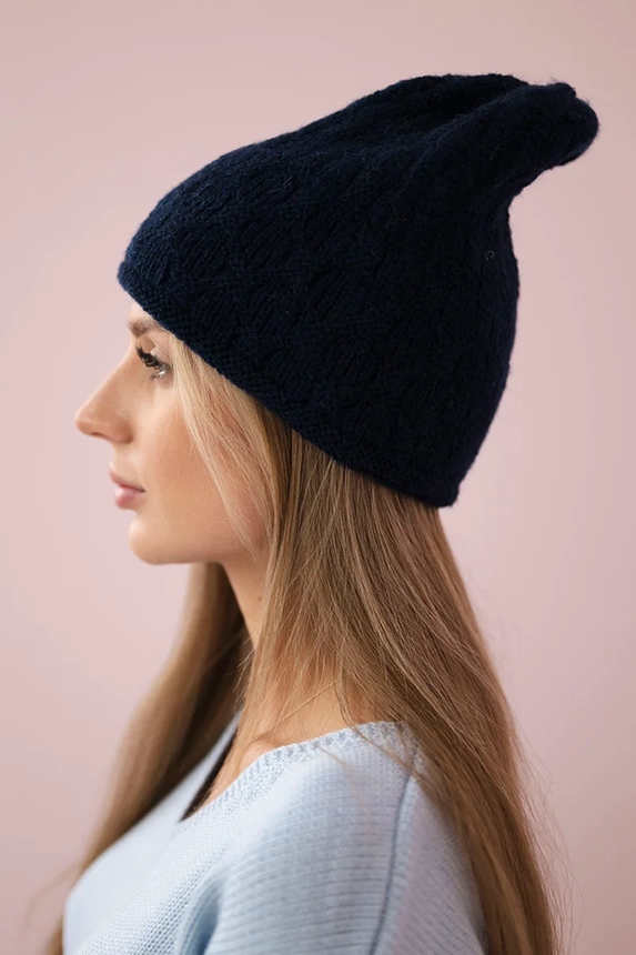Mütze Agata K222 navy blau