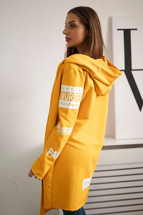 Coatee with subtitles mustard