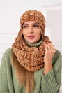 Women's set with fleece 4 Pory Roku K263 camel+foxy