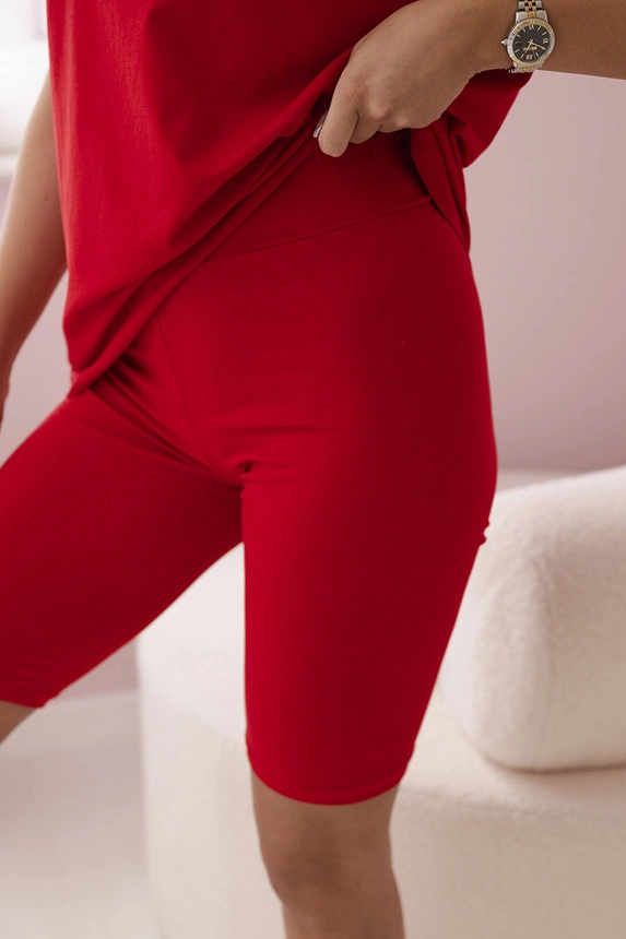 Top+Leggings Set rot