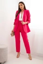 Elegantes Jackenset mit Hose fuchsia