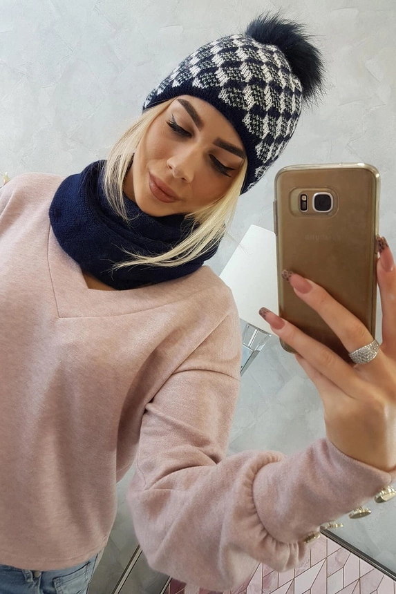 Moteriškas rinkinys K155 tamsiai mėlyna