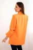 Blazer mit Revers elegant orange