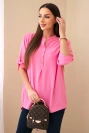 Top with longer back pink