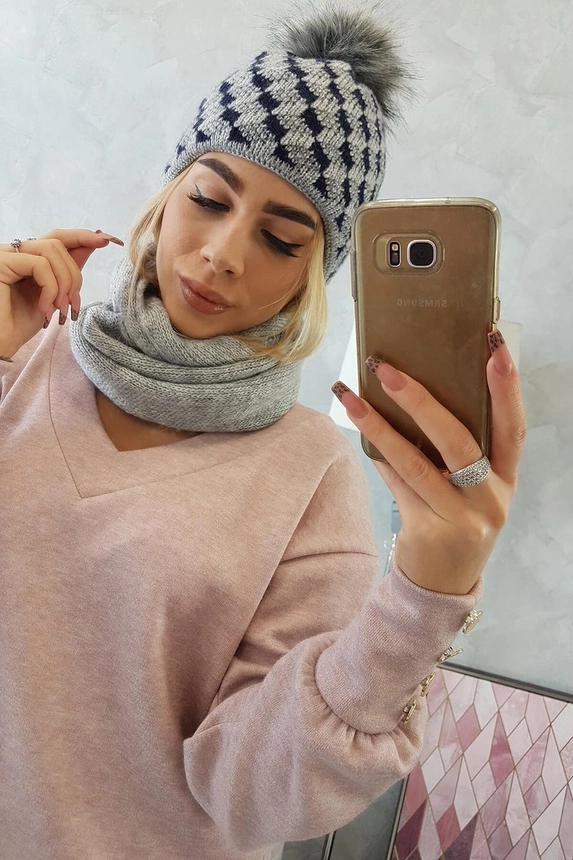 Súprava dámska K155 tmavošedá