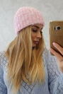 Dámska čiapka Cina K259 svetlo ružová
