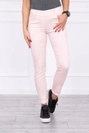 Hose aus Denim, helles Puderrosa