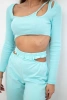 Set with a top blouse mint