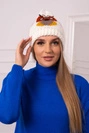 Dámská čepice Ofelia K349 ecru