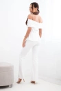 Women's cotton set with a short-sleeved top and shorts yellow