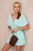 Ruffled waist jumpsuit mint