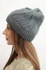 Women's winter hat with wool graphite