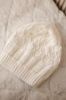 Cap with fleece Marta K231 white