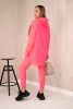 Set mit Kapuzenpulli pink neon