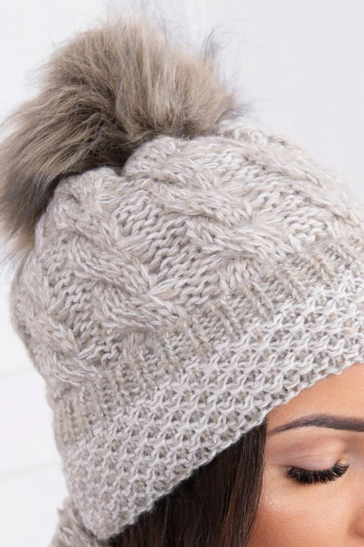 Damenset K122 hellbeige melange