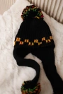 Women's long eared cap Nadia K321 black