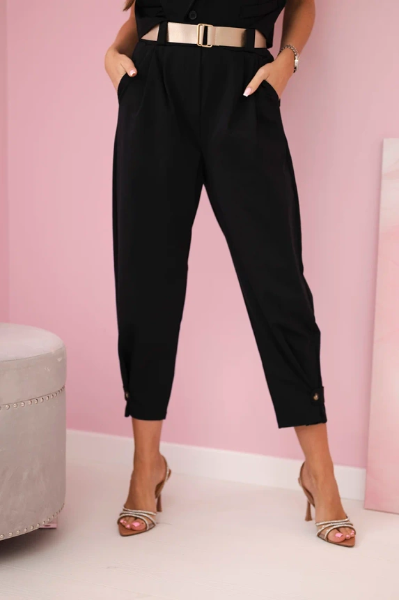 Set Weste + Hose schwarz