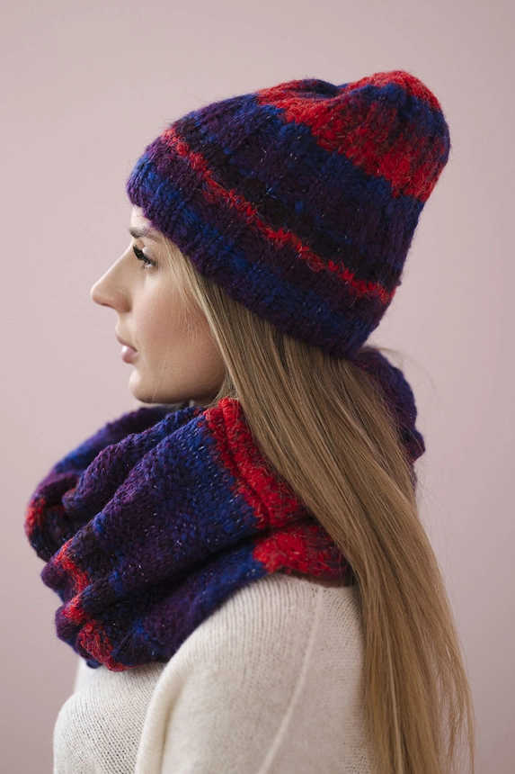 Women's set Zuzanna K257 red + cornflower