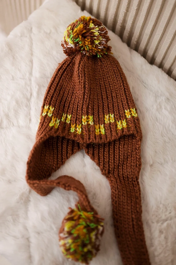 Moteriškos ausinės Nadia K321 camel