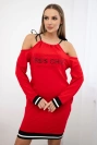 Dress Tres Chic red