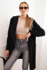 Isolierte Kapuzenjacke schwarz