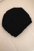 Women's winter hat with decorative weave and classic design K372 black