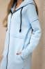 Isolierset mit langem Sweatshirt blau