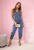 Set Weste + Hose Denim-Melange