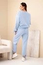 Damen-Set aus Viskose mit Bindungen Butterfarben blau