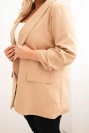Damenjacke Plus Size elegant camel