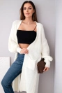 Sveter dlhý sveter ecru