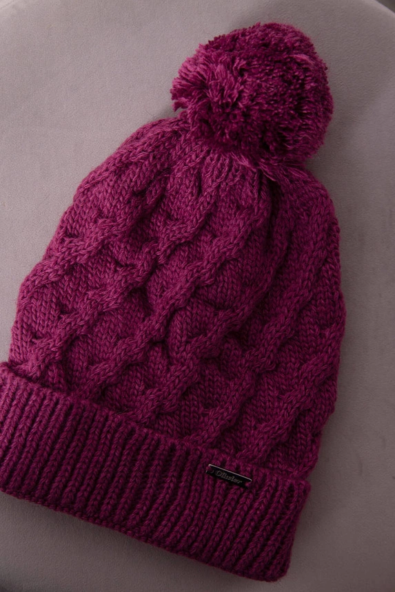 Čapica s fleece Wanda K281 červená