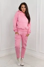 Insulated set sweatshirt + pants light pink