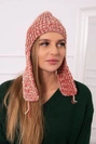 Women's long eared cap Jana K314 foxy+ecru
