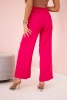 Pants with a wide leg fuchsia
