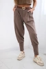 Pants with belt and pockets buttery-fabric fango