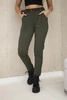 Punto Milano Winter Hose mit Gürtel khaki