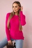 Flauschiger Pullover Fuchsia