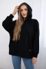 Buttery fabric hoodie black