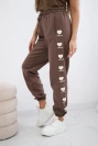 Amour cotton trousers mocca