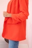 Sako s klopami elegantní malina