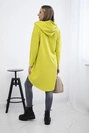 Kapuzenpulli mit langem Rücken und Kiwi-Kapuze