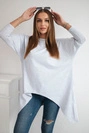 Blúzka oversize svetlošedá