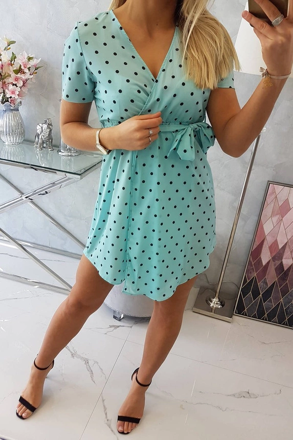 Dotted dress mint