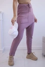 Sada kalhot Baggy tmavě růžová