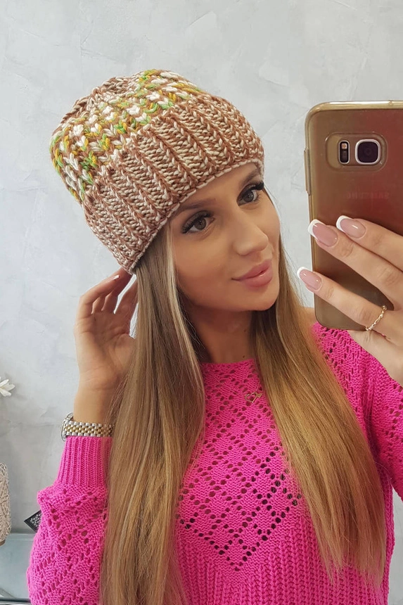 Dámska čiapka Iris K348 svetlo hnedá