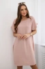 Dress with pockets dark powder pink